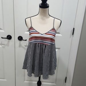 Boho festival tank top.